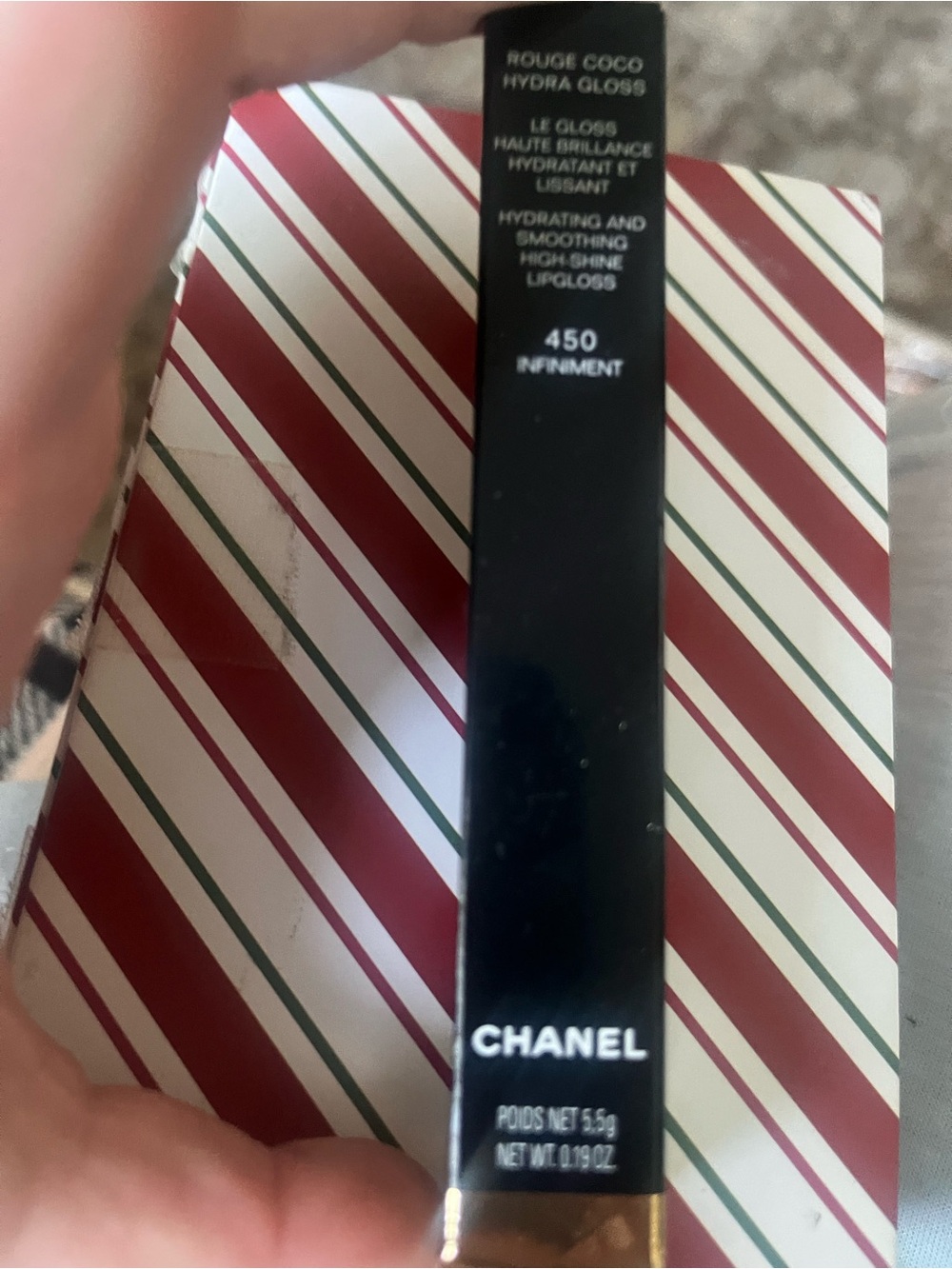 Chanel Rouge Coco Hydra Gloss Lip Gloss - 450 Infiniment new with box